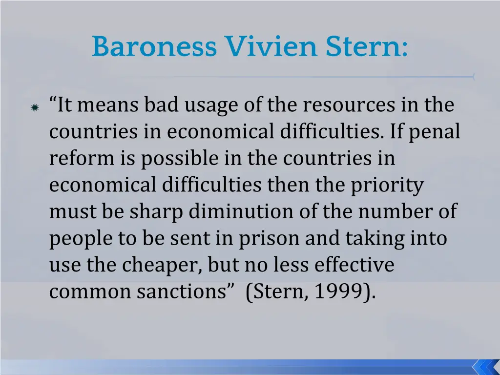 baroness vivien stern
