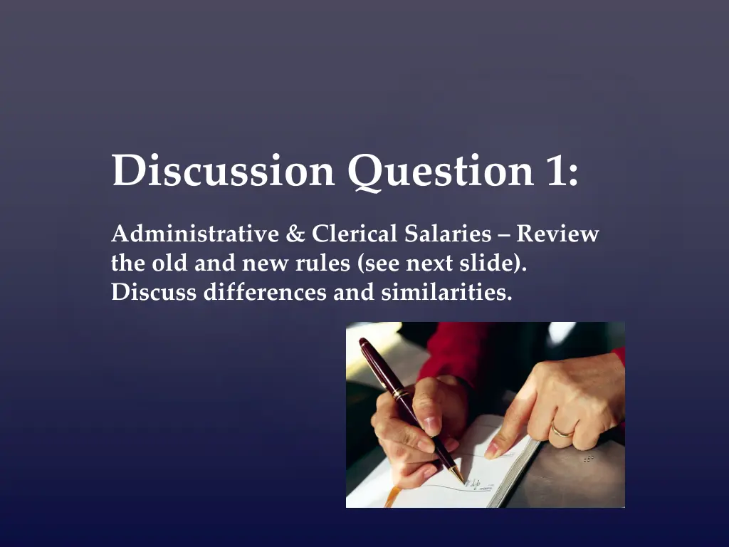 discussion question 1