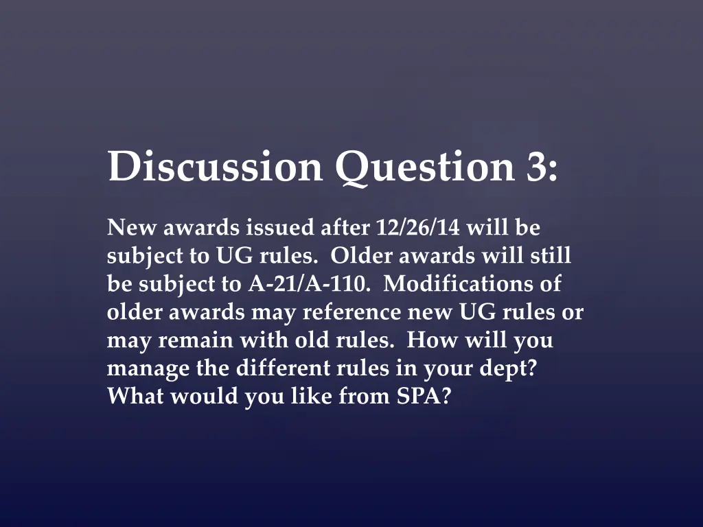 discussion question 3