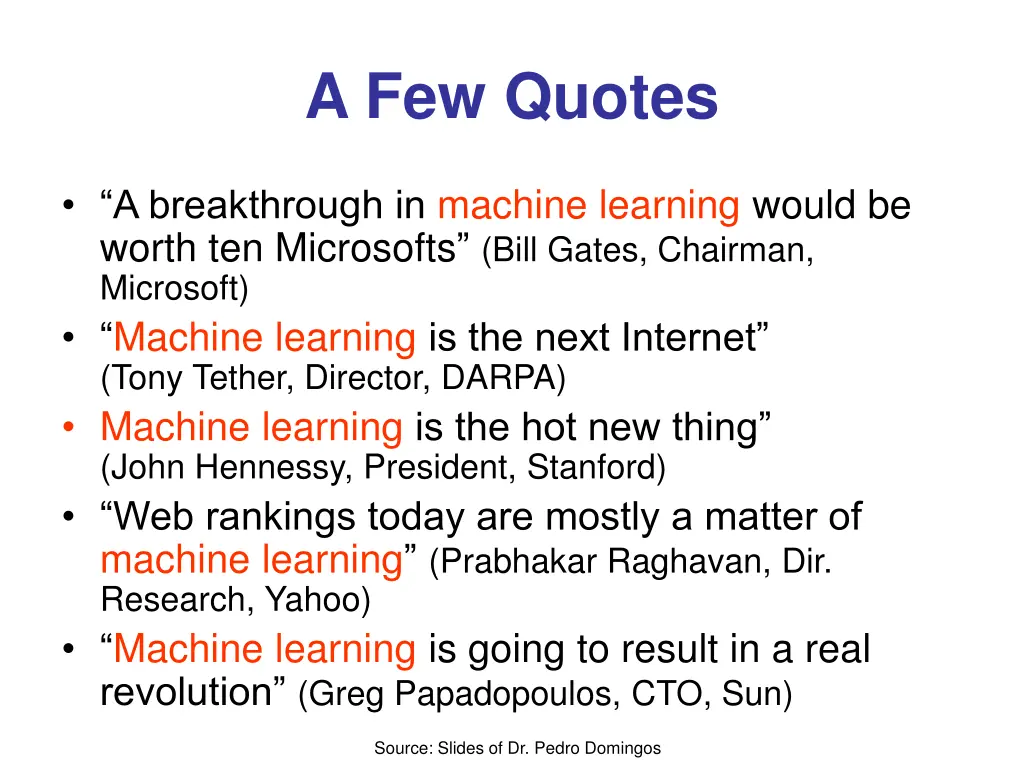 a few quotes