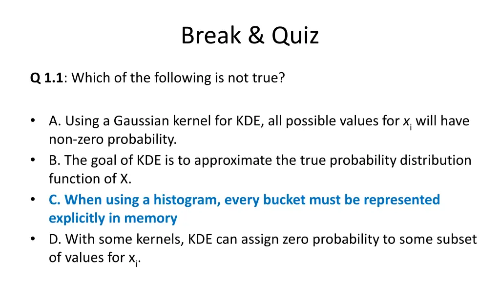 break quiz 1