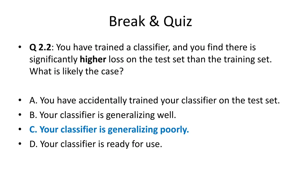 break quiz 7