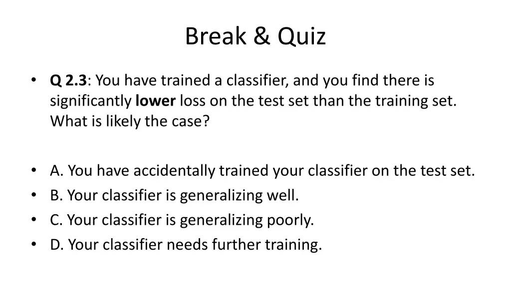 break quiz 9
