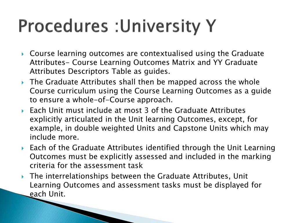 course learning outcomes are contextualised using