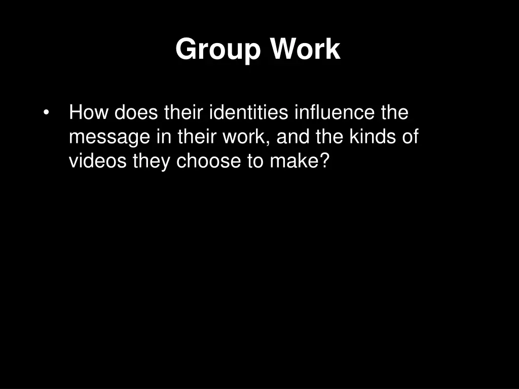 group work 1