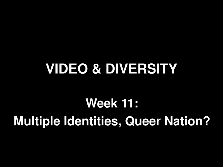 video diversity