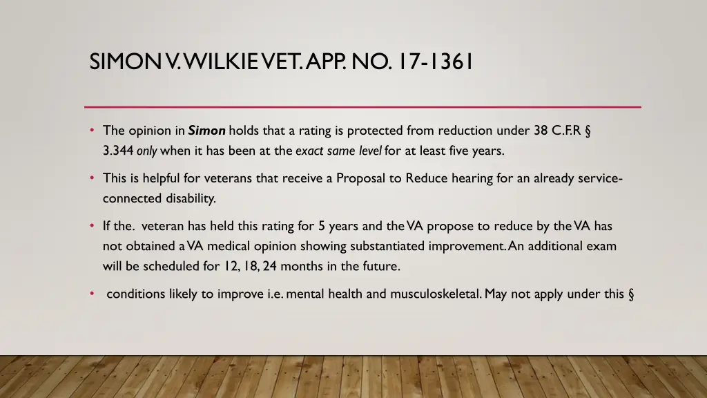 simon v wilkievet app no 17 1361