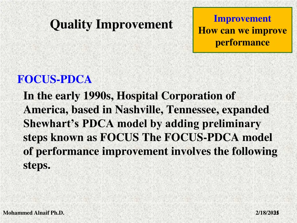 improvement how can we improve performance 24
