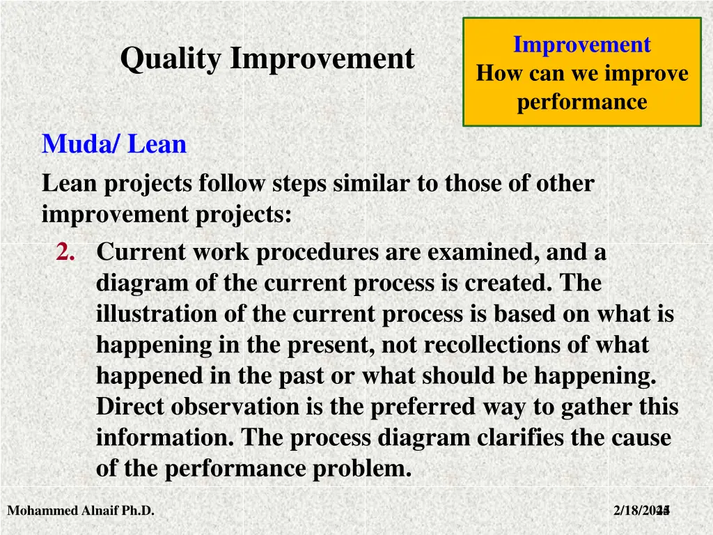 improvement how can we improve performance 37