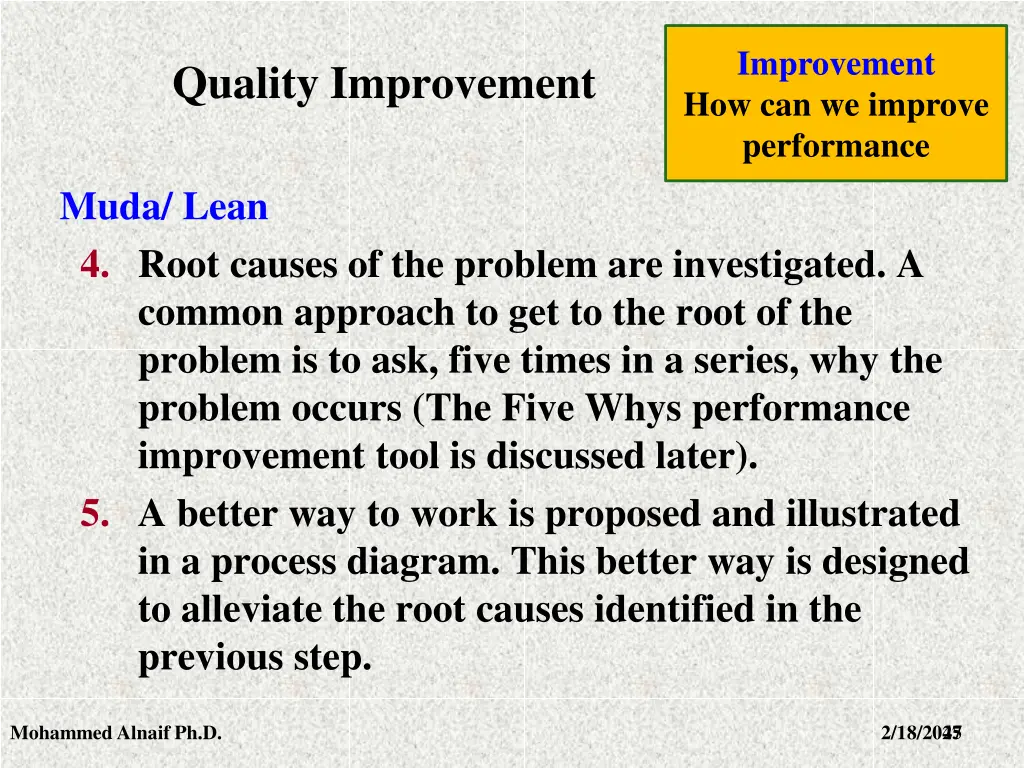 improvement how can we improve performance 39