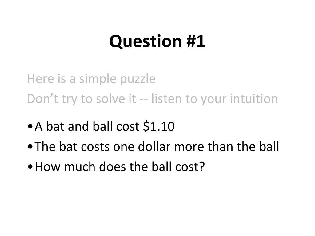 question 1 1