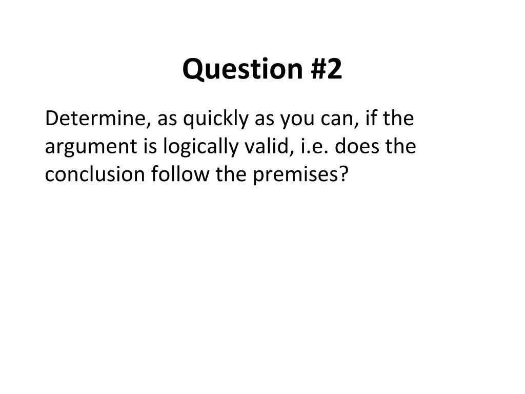 question 2