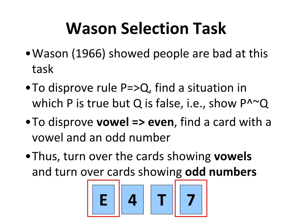 wason selection task