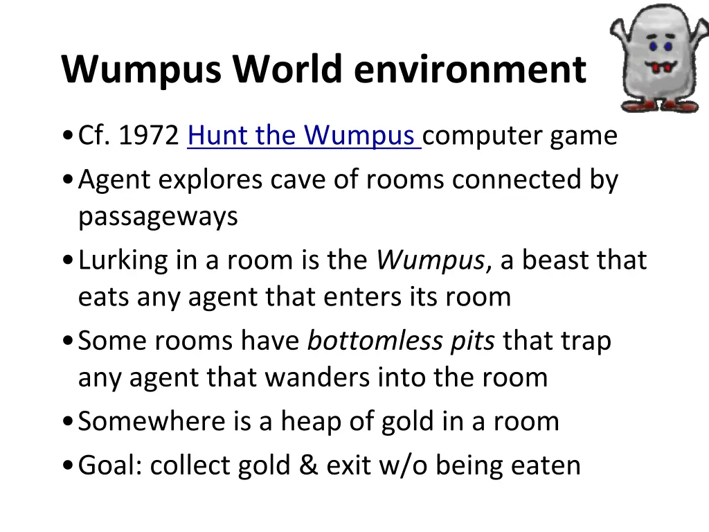 wumpus world environment