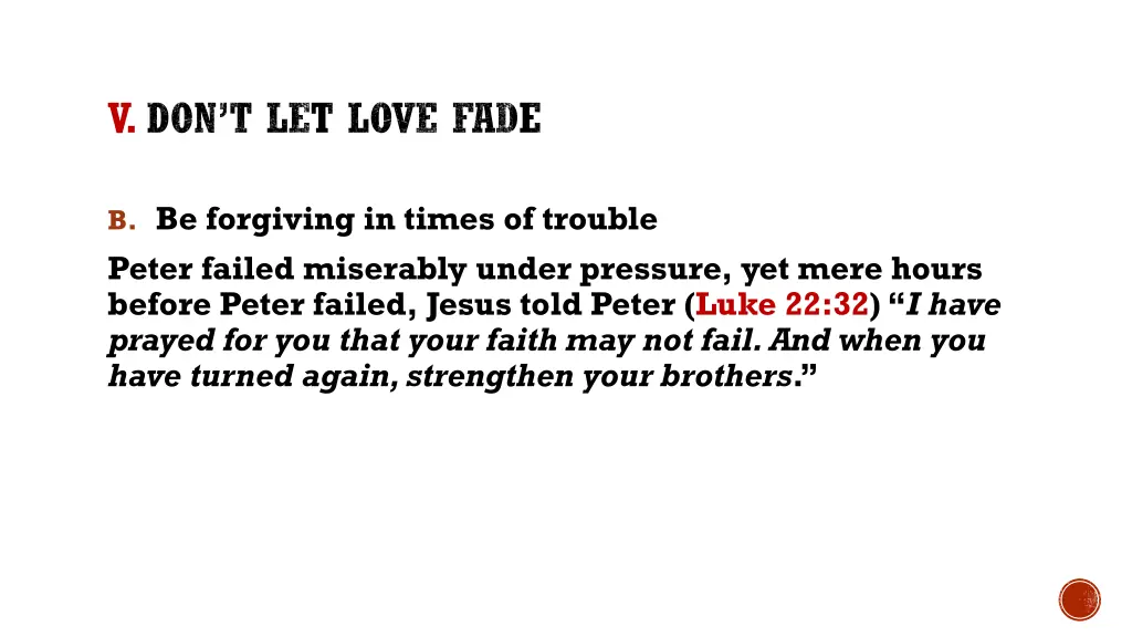 v don t let love fade 1