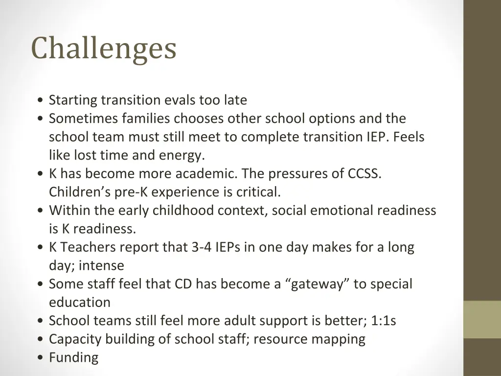challenges