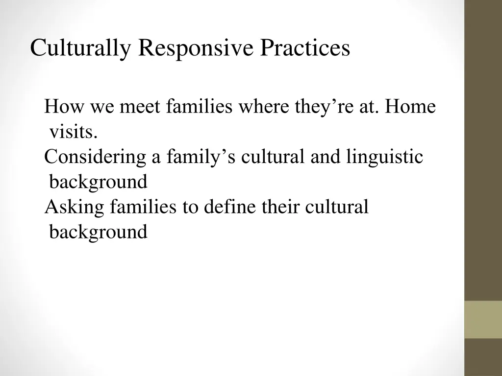 culturally responsive practices