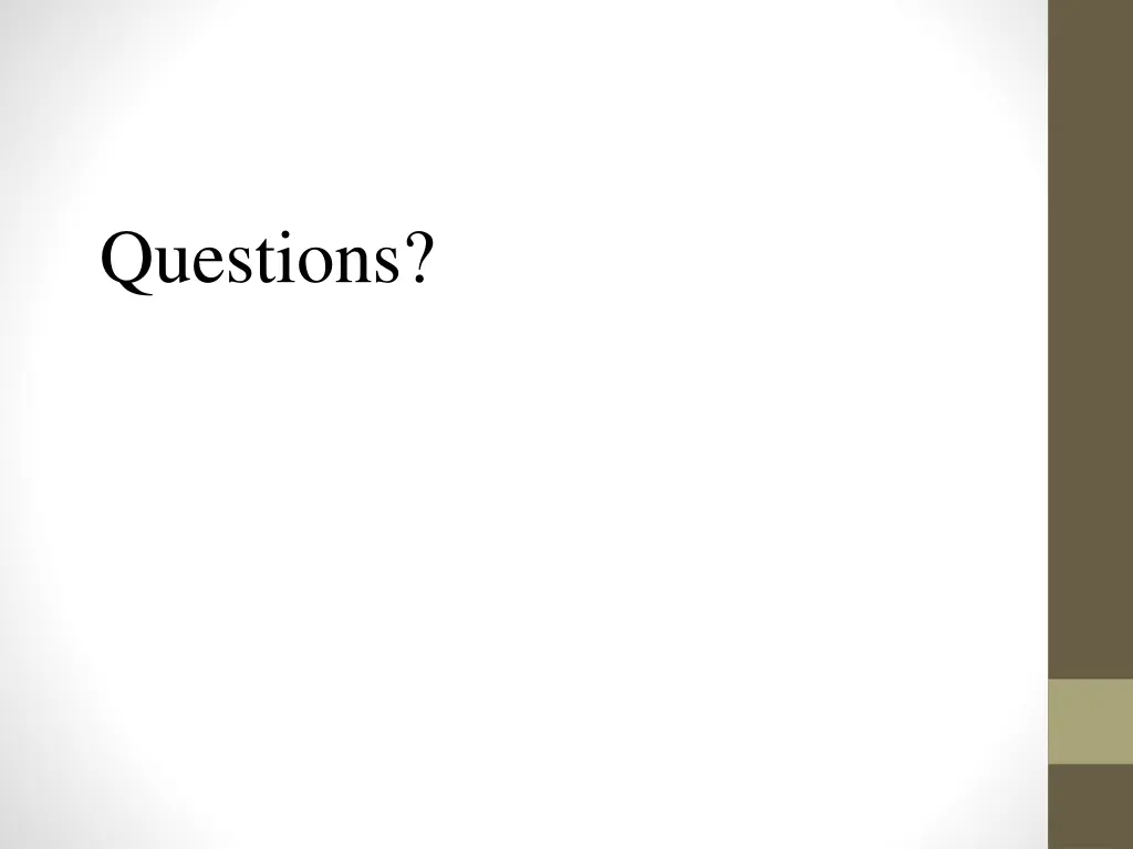 questions
