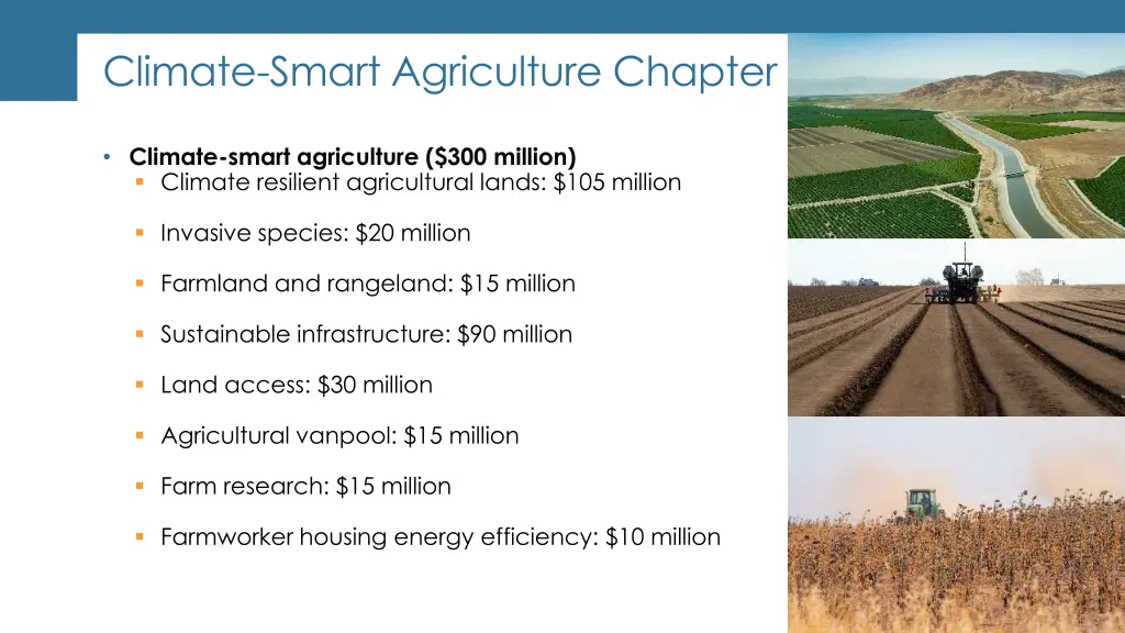 climate smart agriculture chapter