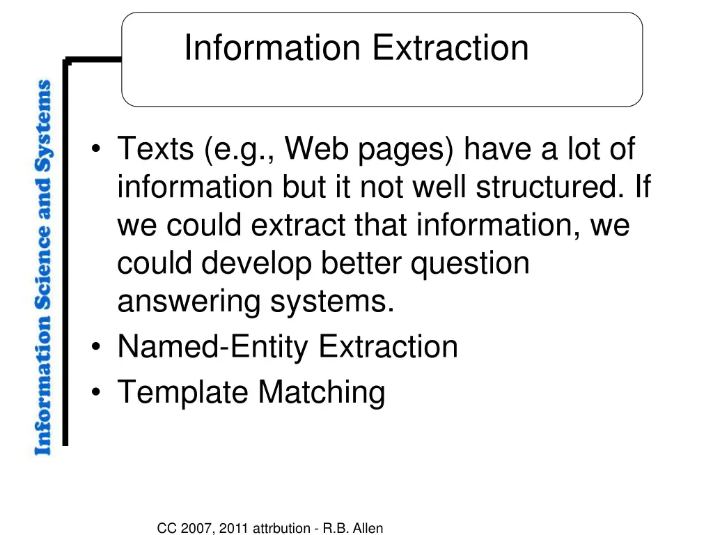 information extraction