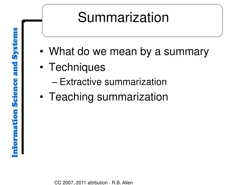 summarization