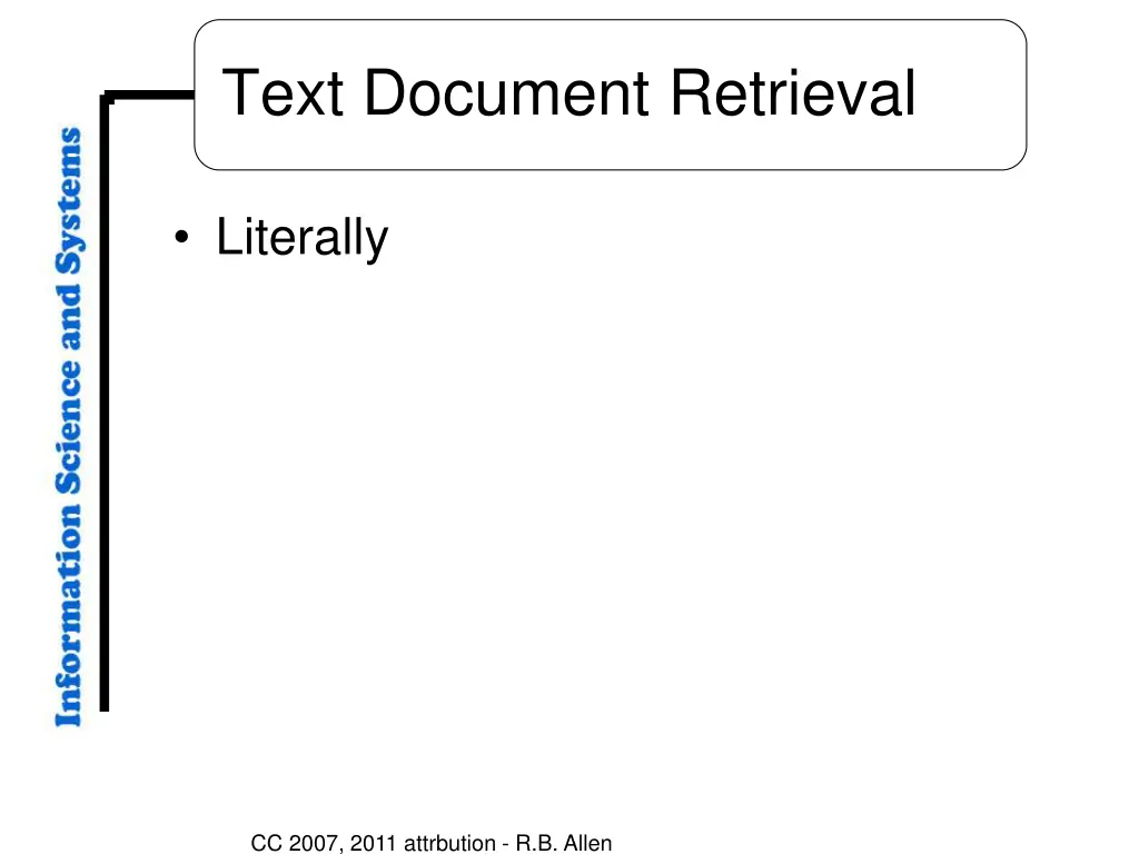 text document retrieval