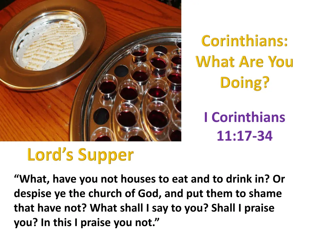 i corinthians 11 17 34 1
