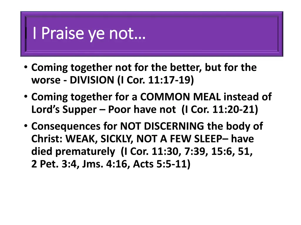 i i praise ye not i praise ye not 2