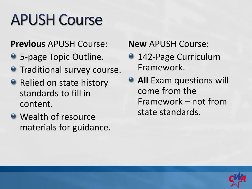 apush course