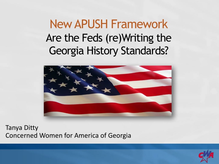 new apush framework are the feds re writing