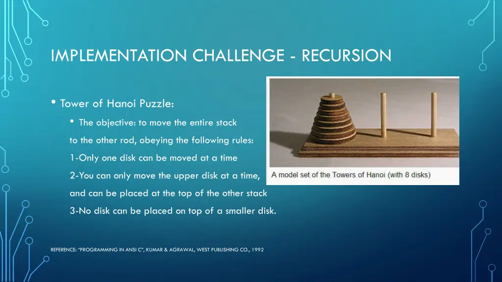 implementation challenge recursion