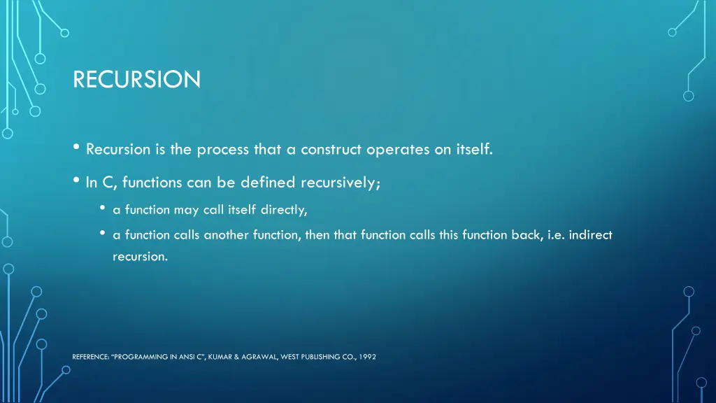 recursion