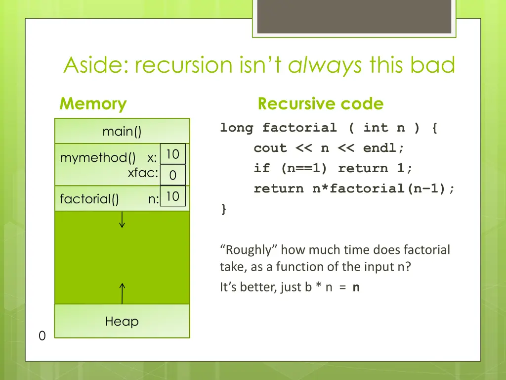 aside recursion isn t always this bad