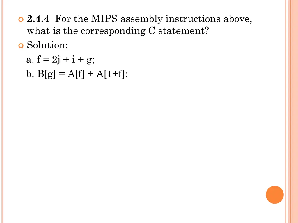 2 4 4 for the mips assembly instructions above