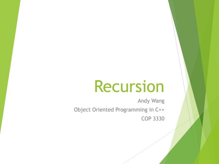 recursion