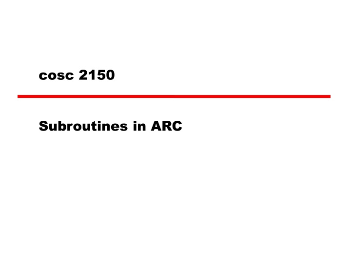 cosc 2150