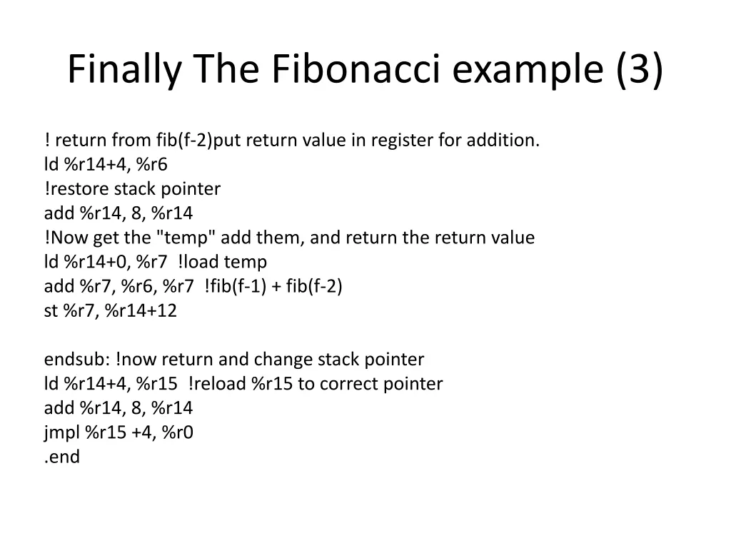finally the fibonacci example 3