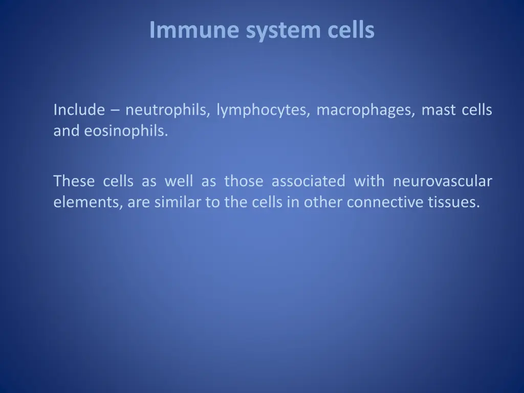 immune system cells