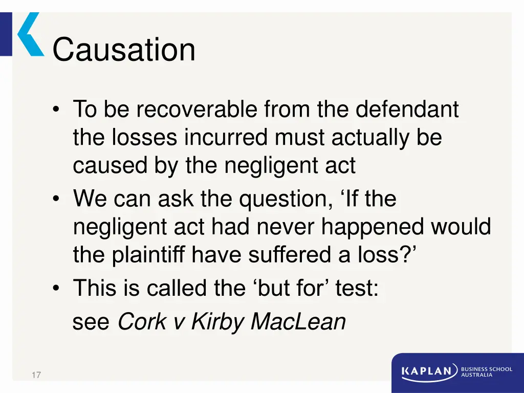 causation
