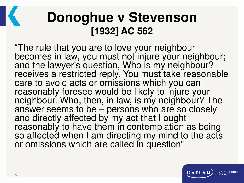 donoghue v stevenson 1932 ac 562