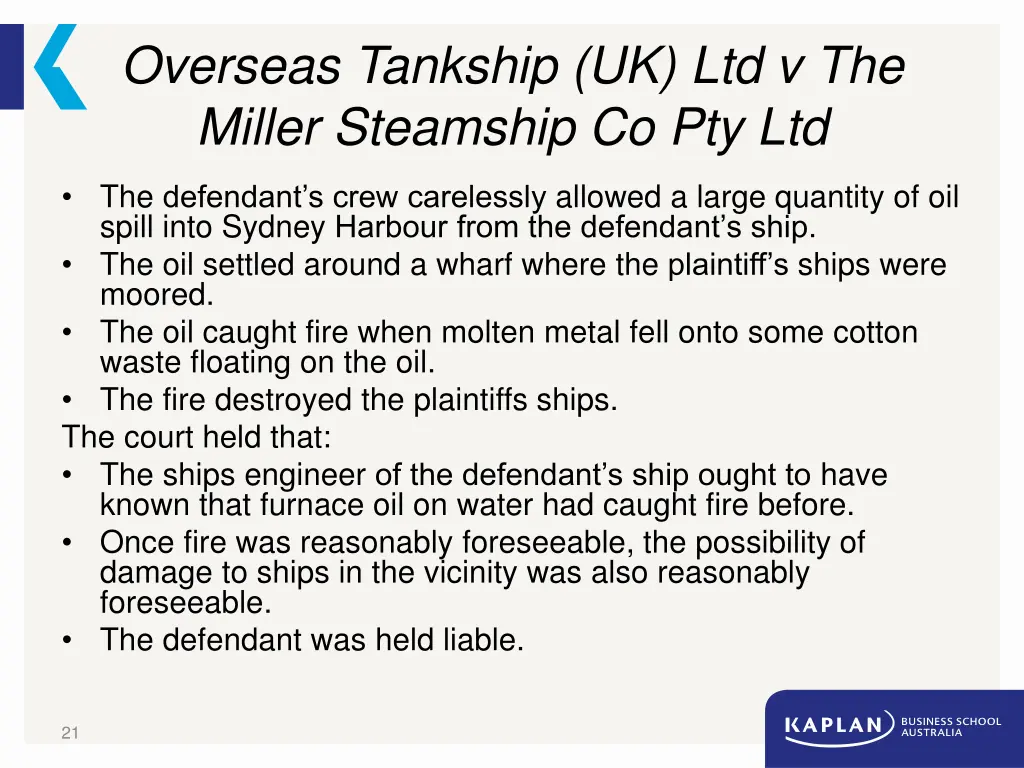 overseas tankship uk ltd v the miller steamship