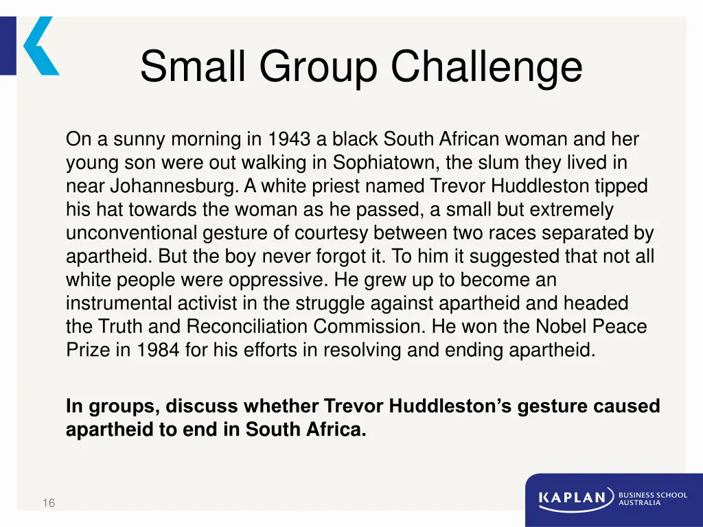 small group challenge 2