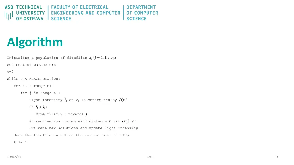 algorithm