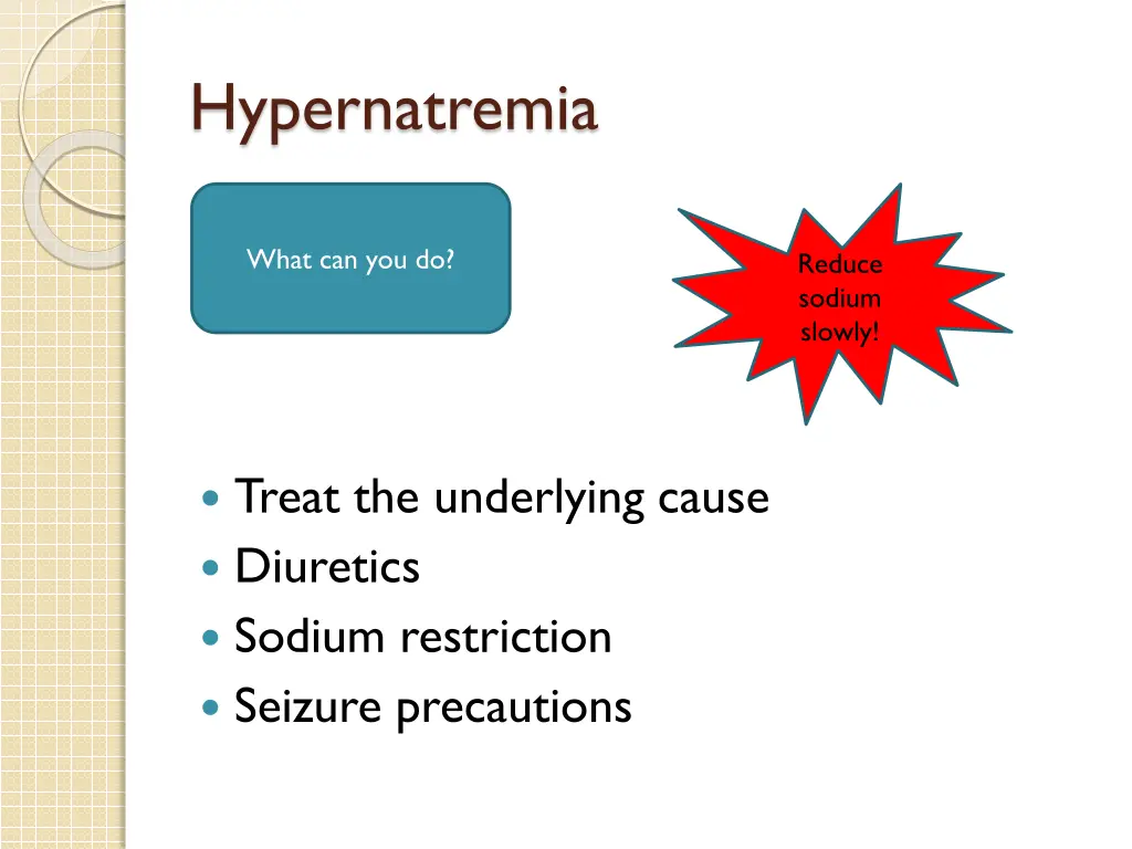 hypernatremia