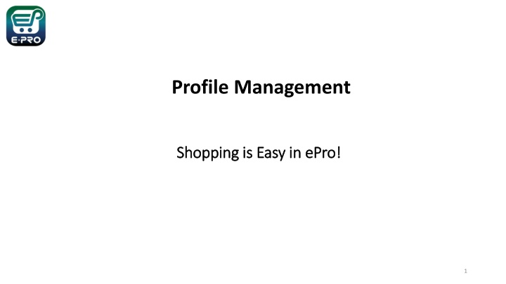 profile management