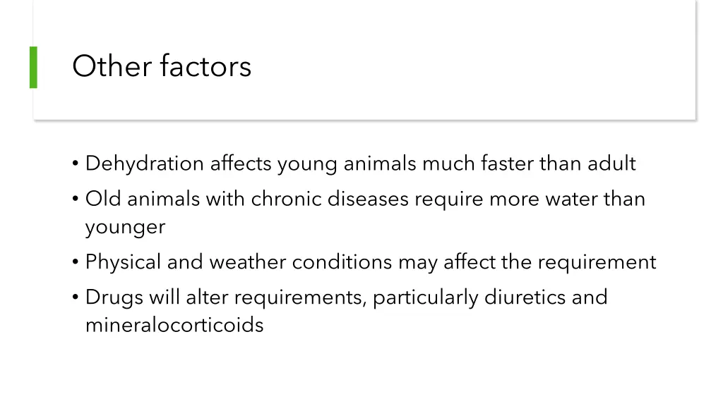 other factors