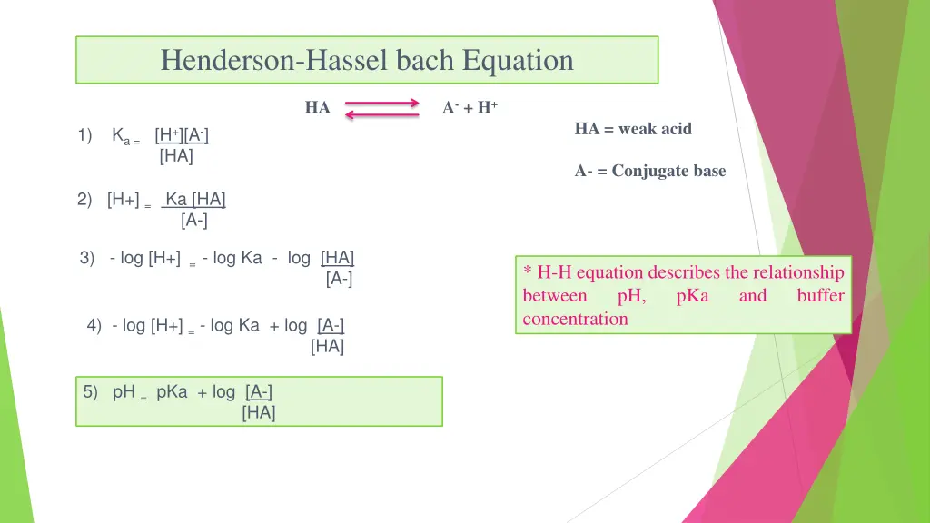 henderson hassel bach equation