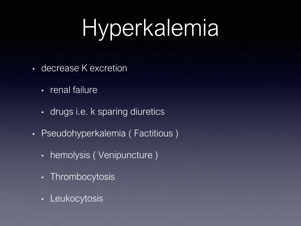hyperkalemia 1