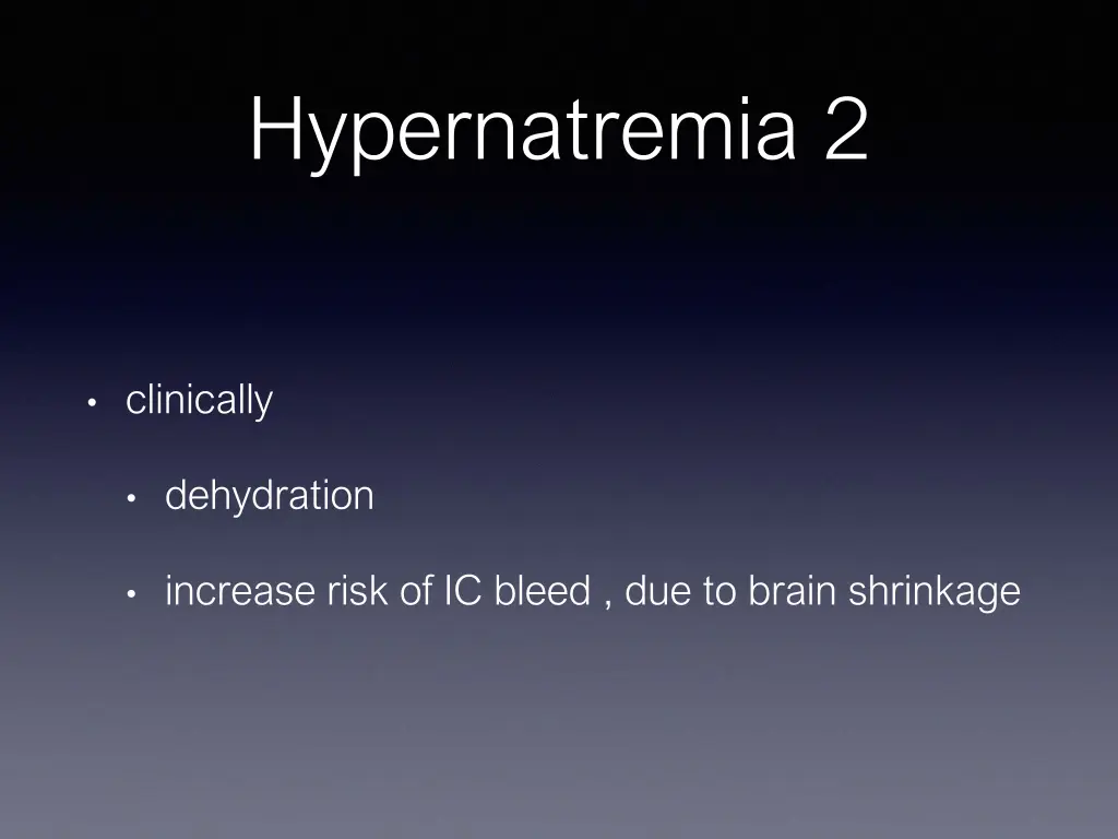 hypernatremia 2