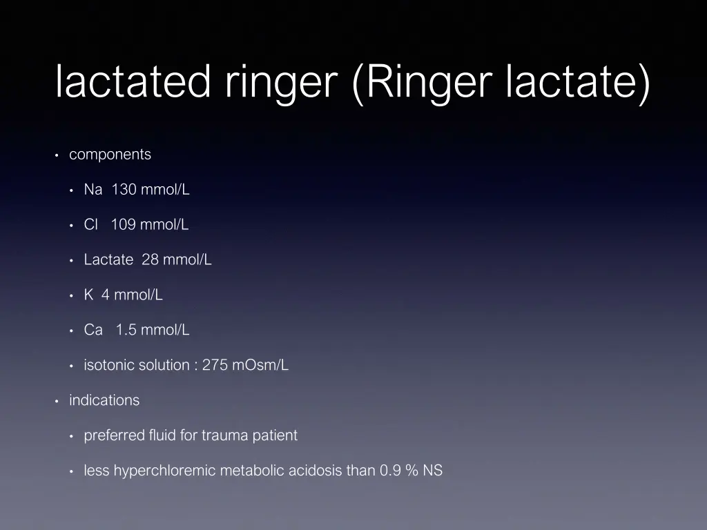 lactated ringer ringer lactate